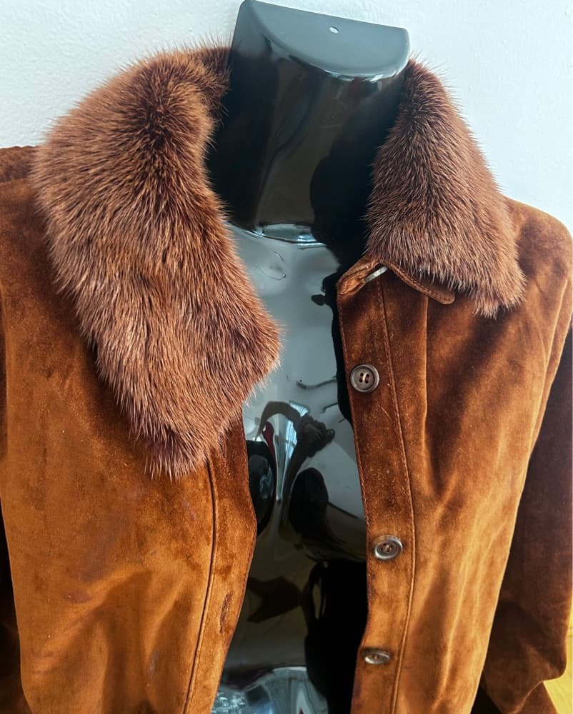 100% FUR LEATHER JACKET - Image 3