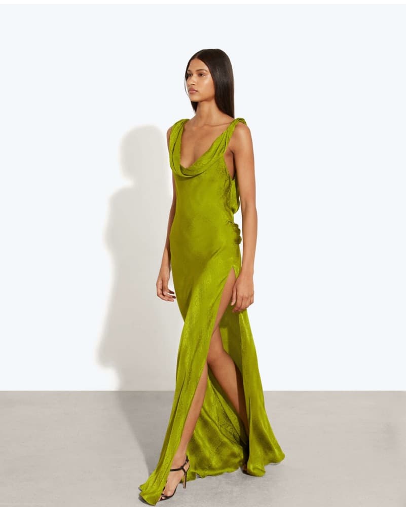 Rat & Boa Gown Dress - Image 6
