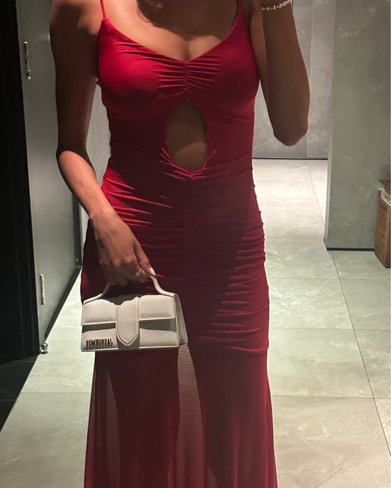 Red Long Dress - Image 2