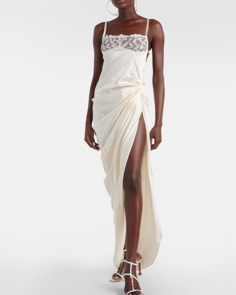 Jacquemus La Saudade Brodée Maxi Dress - Image 2
