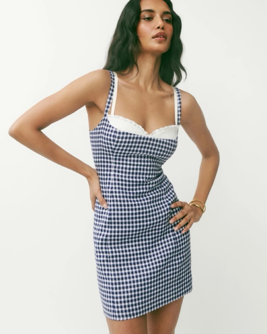 Reformation Lovella Linen Dress - Image 1