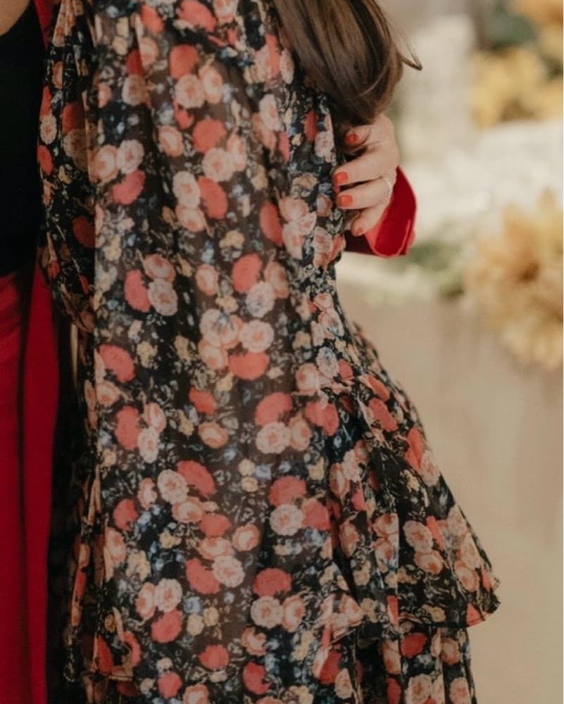 Vibrant Floral Mini Dress - Image 4