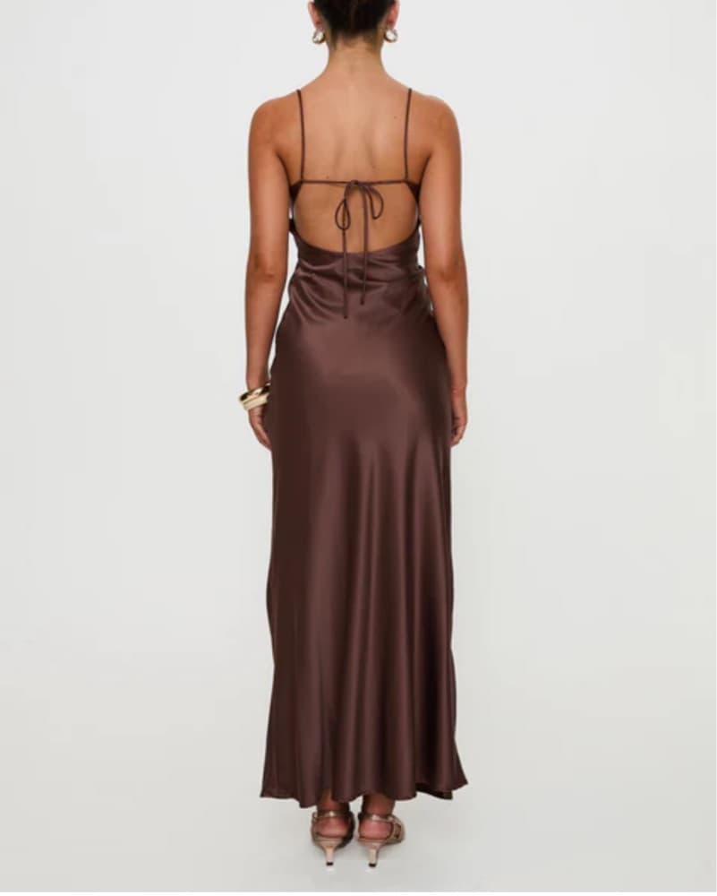 Princess Polly Chocolate Maxi Dress - Image 2