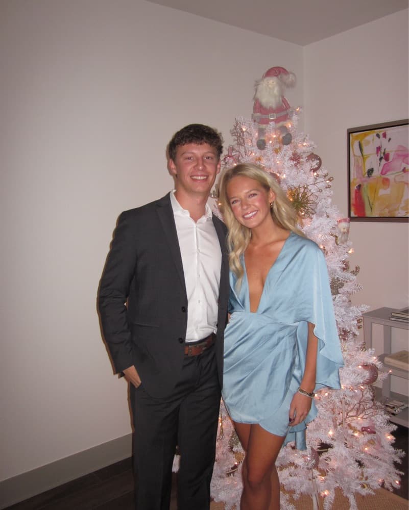 blue revolve semi formal dress - Image 3