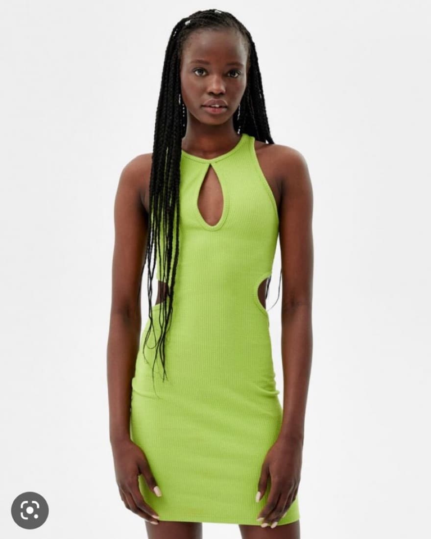 Green Bershka Dress - Image 2