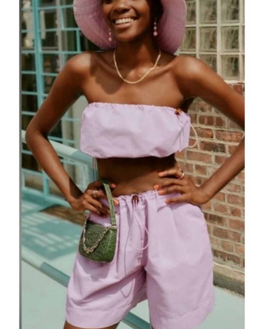 STAUD coconut shorts  - Image 1