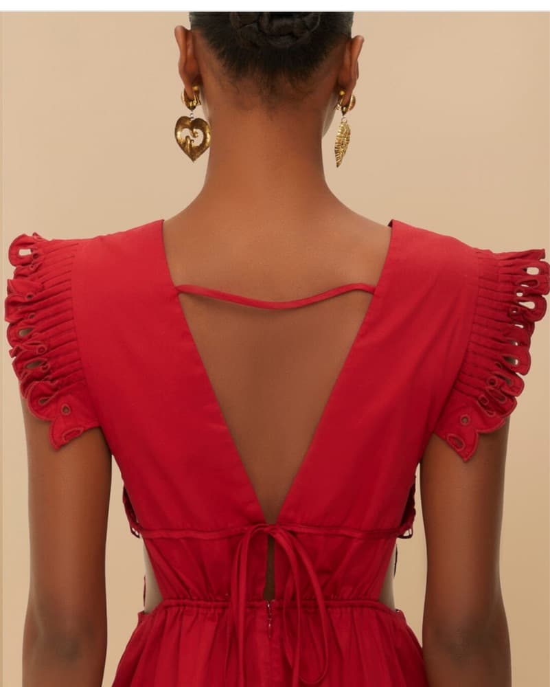 Red Farm Rio Butterfly Dress - Image 4