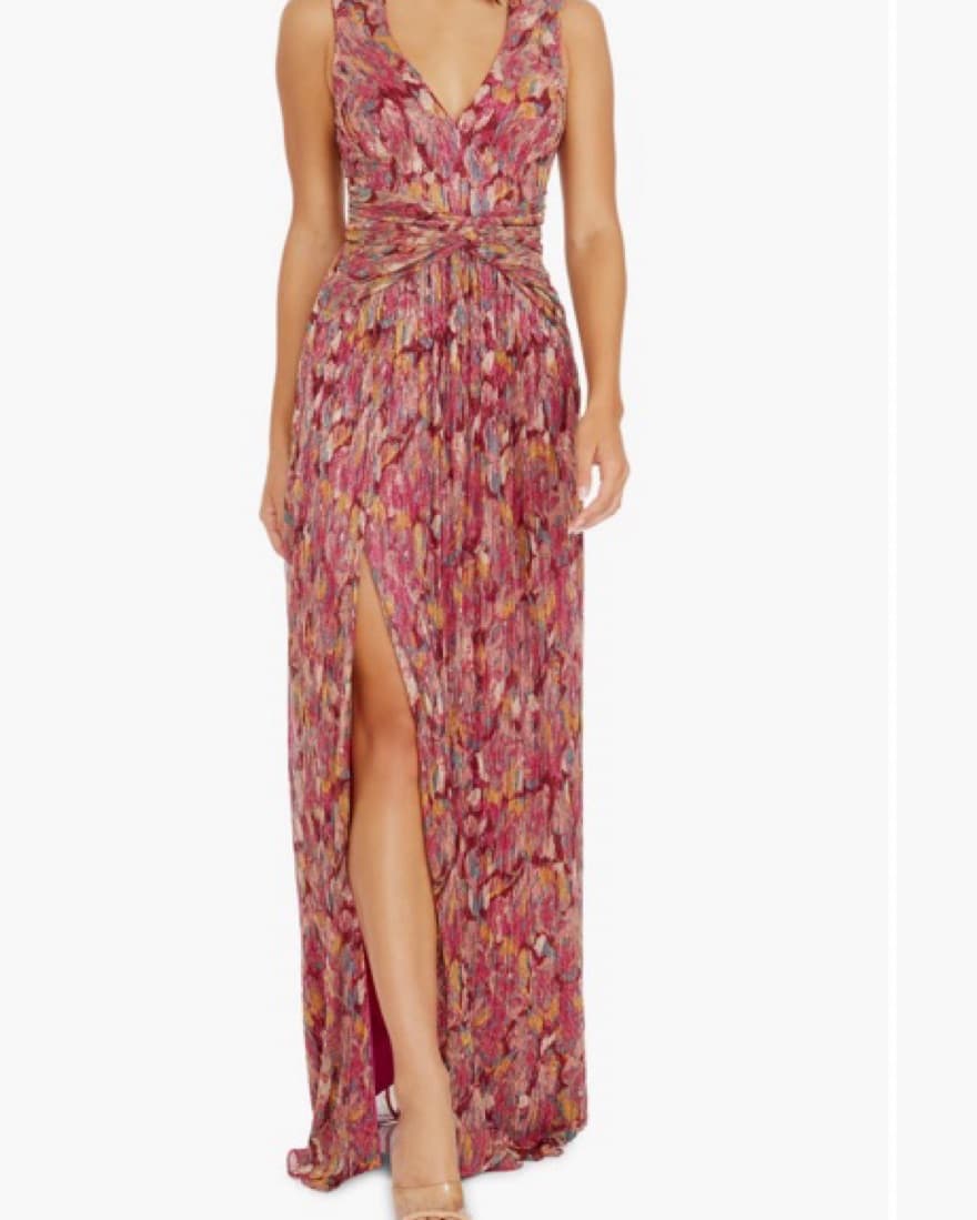 Metallic Sleeveless Gown - Image 3