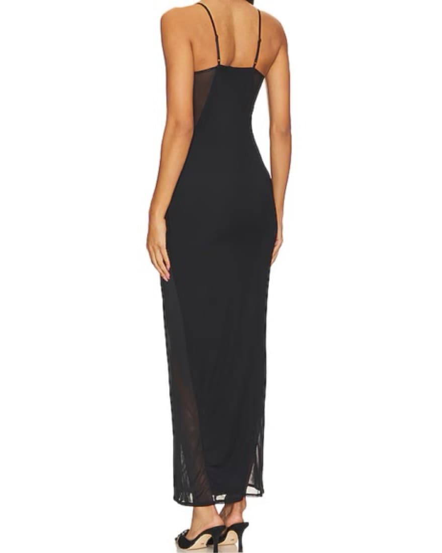 Black AFRM Revolve maxi dress - Image 3