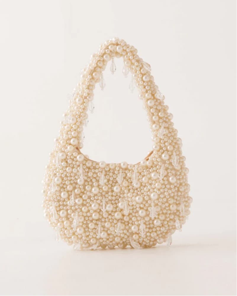 Cream Pearl Purse - Image 2