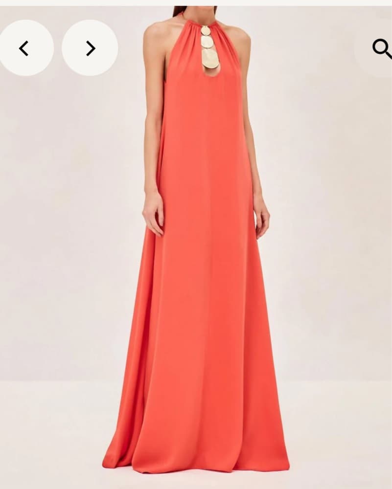 Alexis Orange Celestino Gown - Image 2
