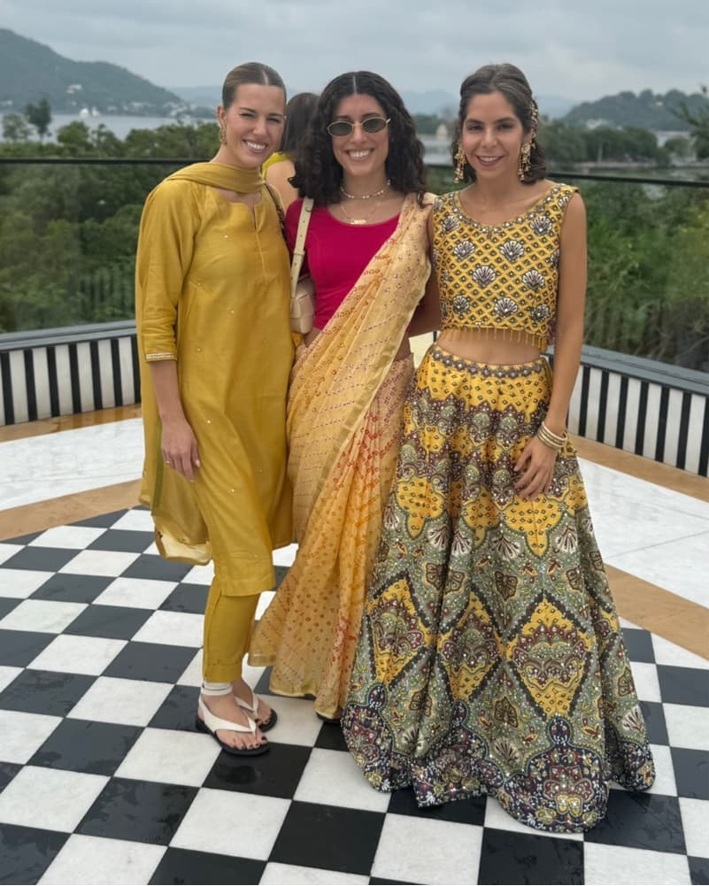 Yellow 3 Piece Indian Kurta & Tunic - Image 5