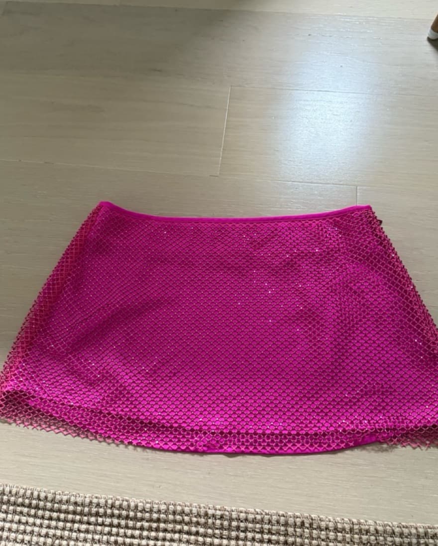 Amanda Uprichard Mesh Sparkle Skirt - Image 2