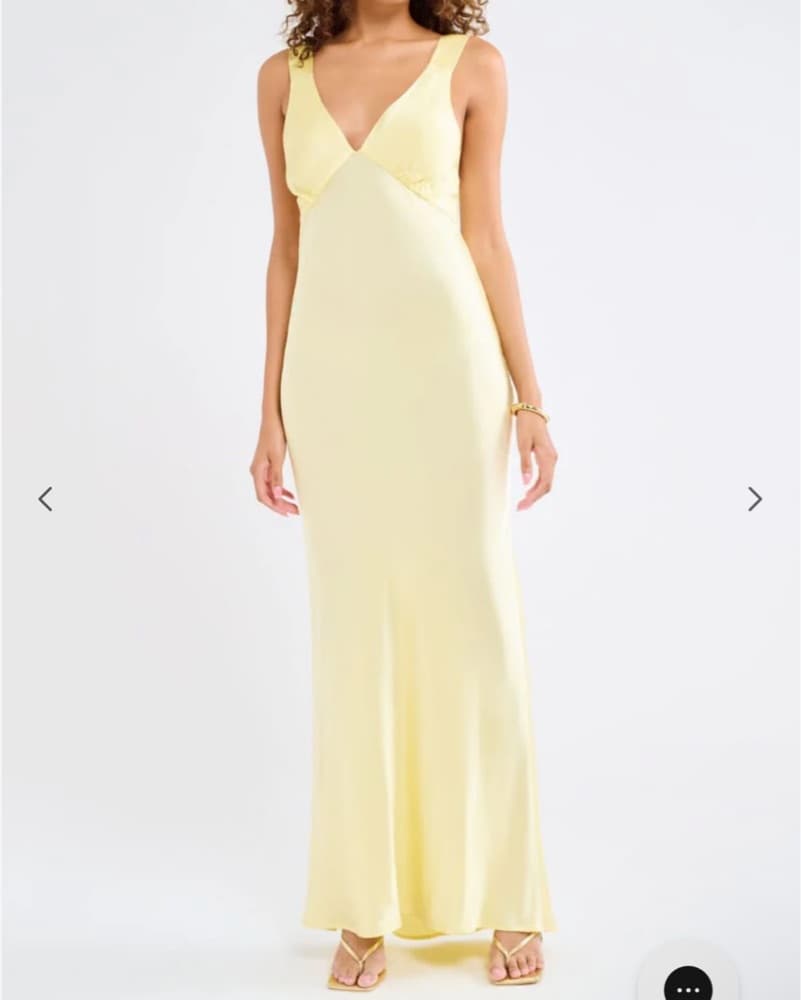 Elegant Satin Maxi Dress - Image 3