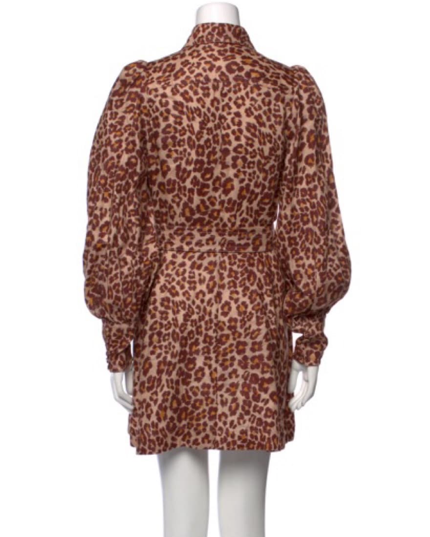 Zimmerman Size S Linen Mini Dress - Image 3