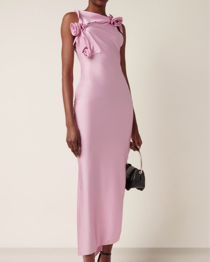 Coperni Asymmetric Rosette Gown  - Image 1