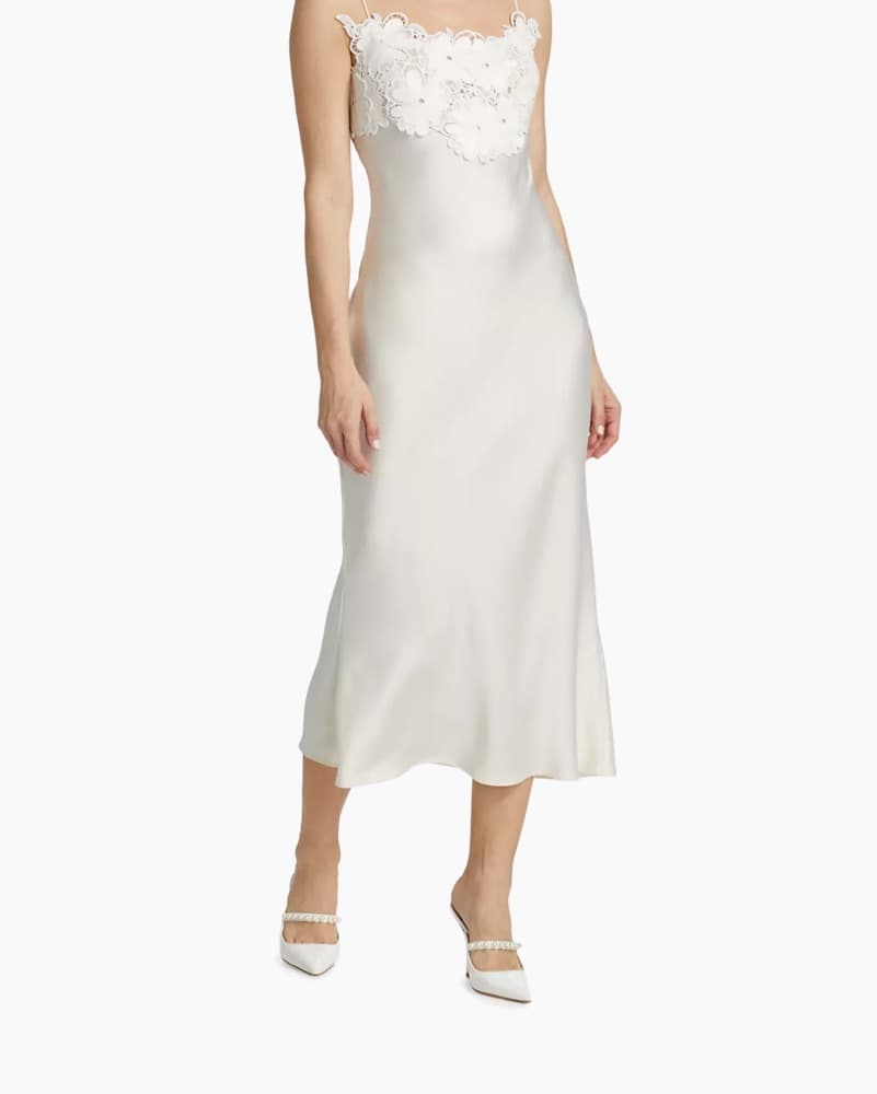 Ramy Brook Elora Embroidered Midi - Image 1
