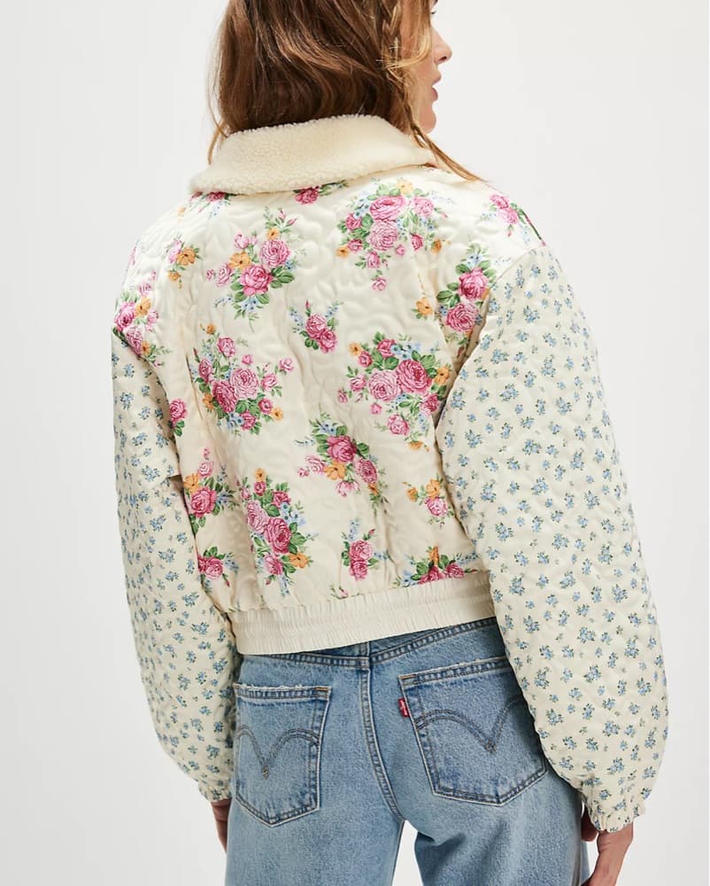 For Love & Lemons Marlee Cropped Puffer - Image 2