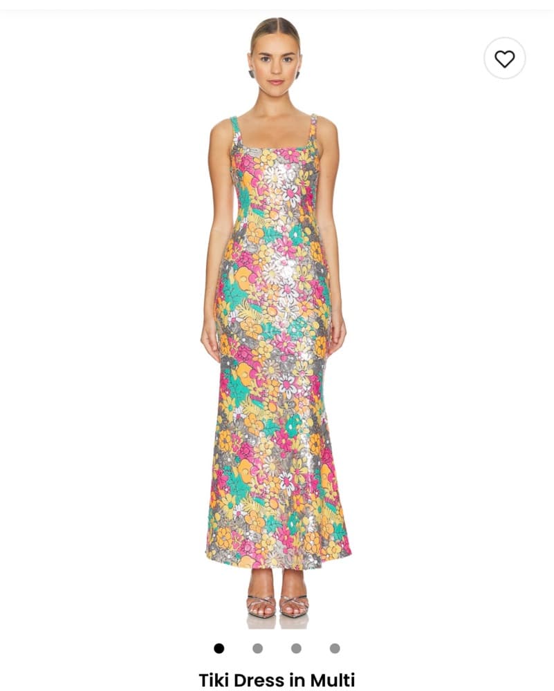 Elliat Sequin Floral Dress - Image 2