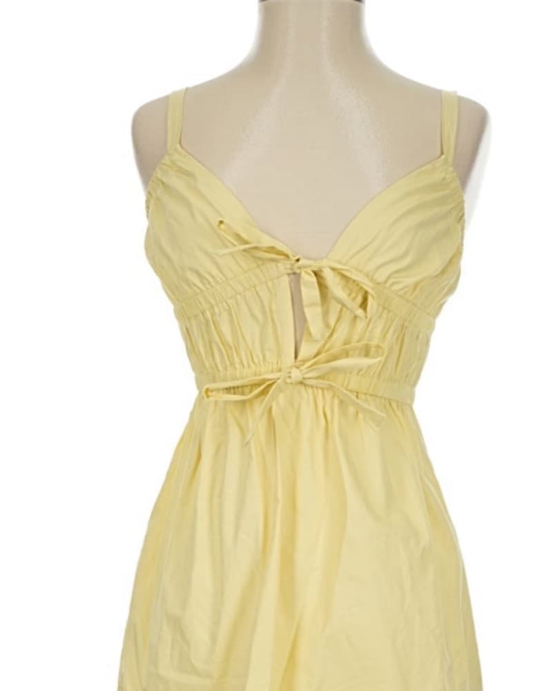 Sleeveless Butter Yellow mini - Image 5
