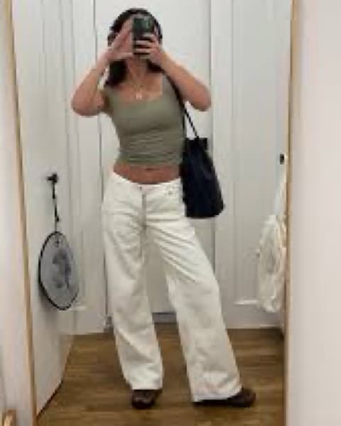 Still Here White Cool Jean - Image 4