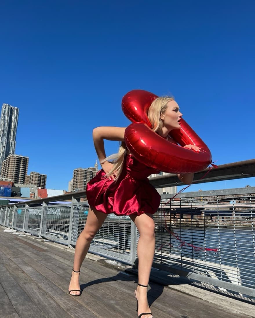 Captivating Crimson Couture - Image 6