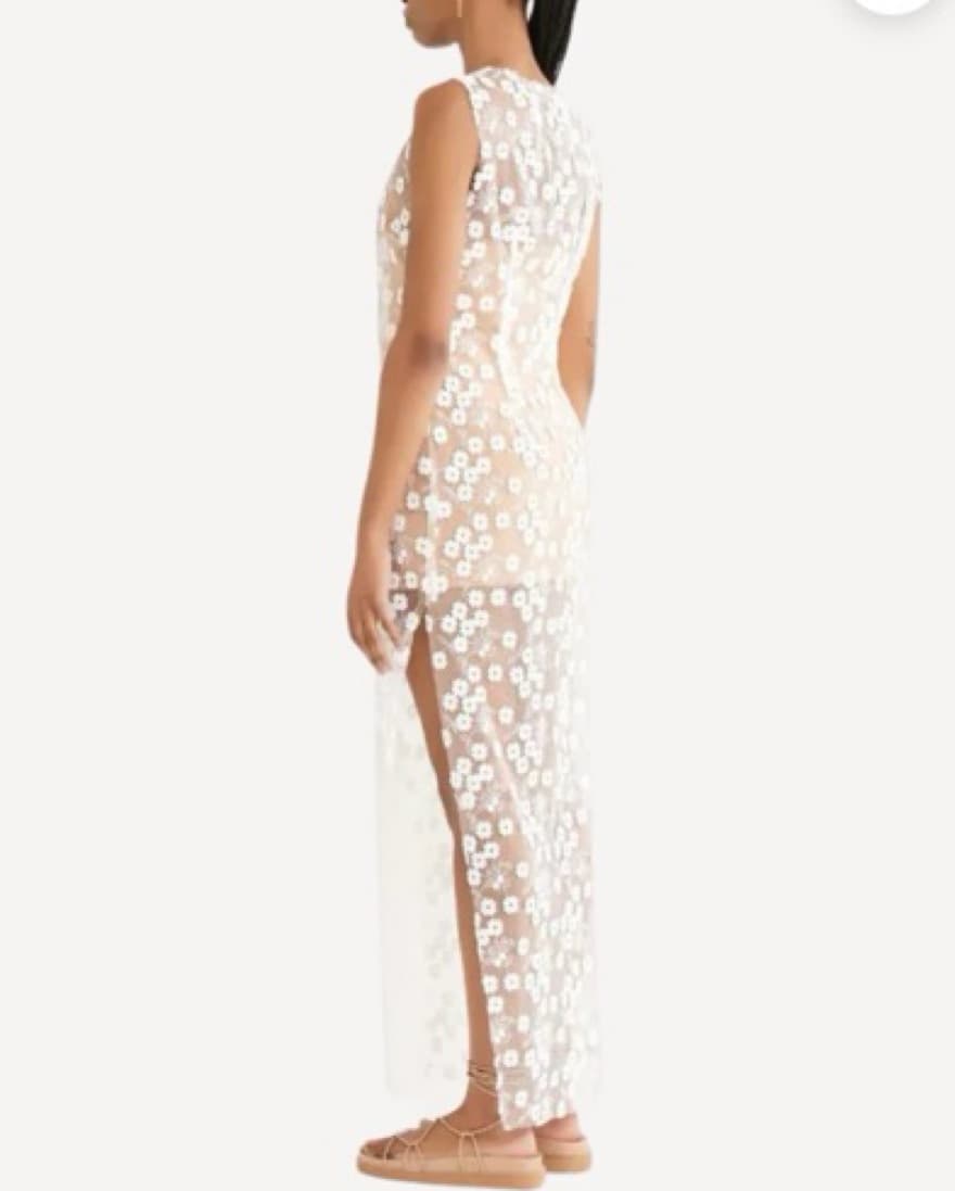 Rumer White Slip Dress - Image 3