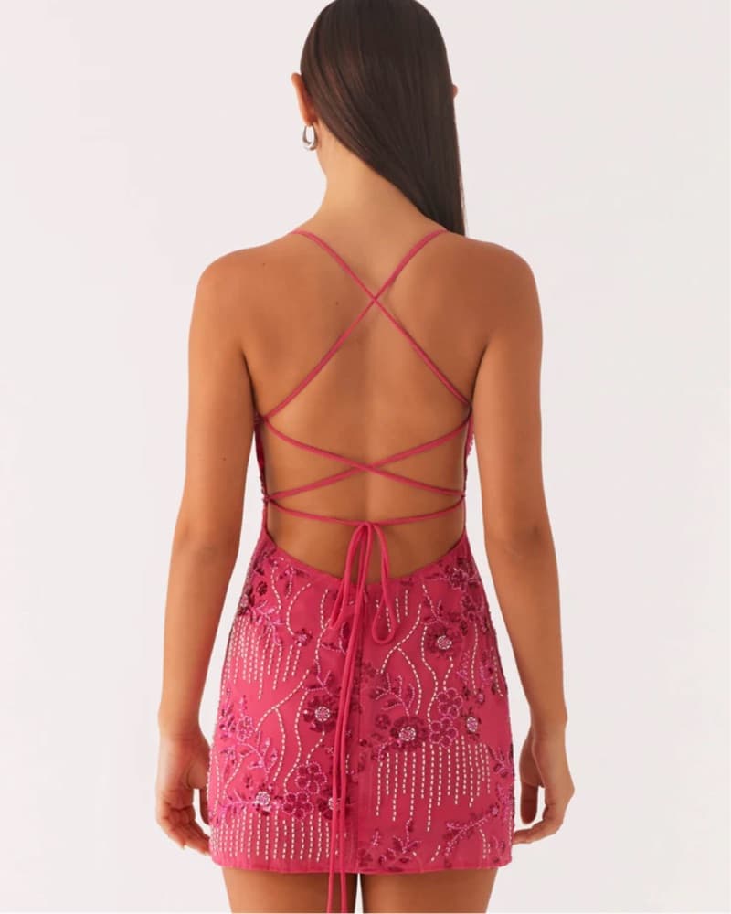 Peppermayo Vietta Sequin Cami Mini Dress - Image 2