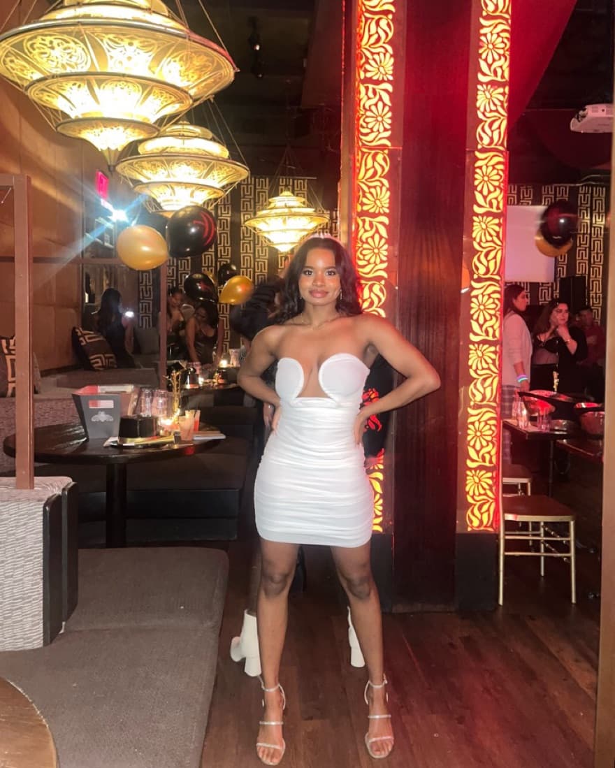 White Bandage Cut Out Mini Dress  - Image 2
