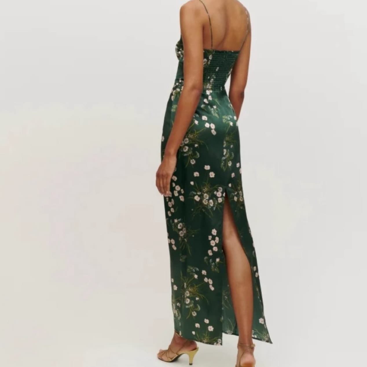 Reformation Frankie Silk Dress - Image 2