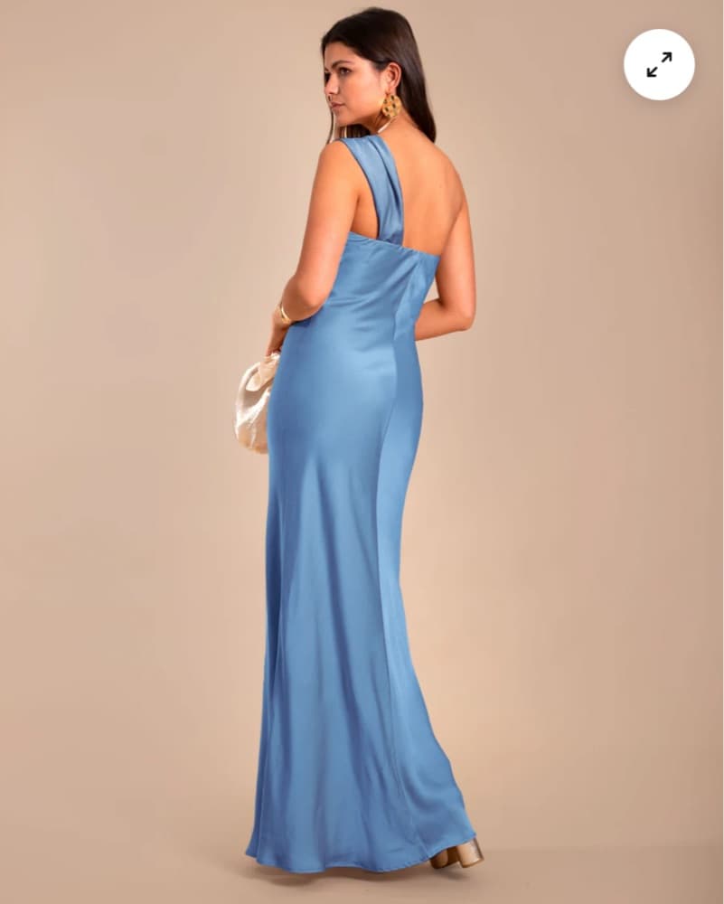 THE-ARE Isabela Dress in blue - Image 3