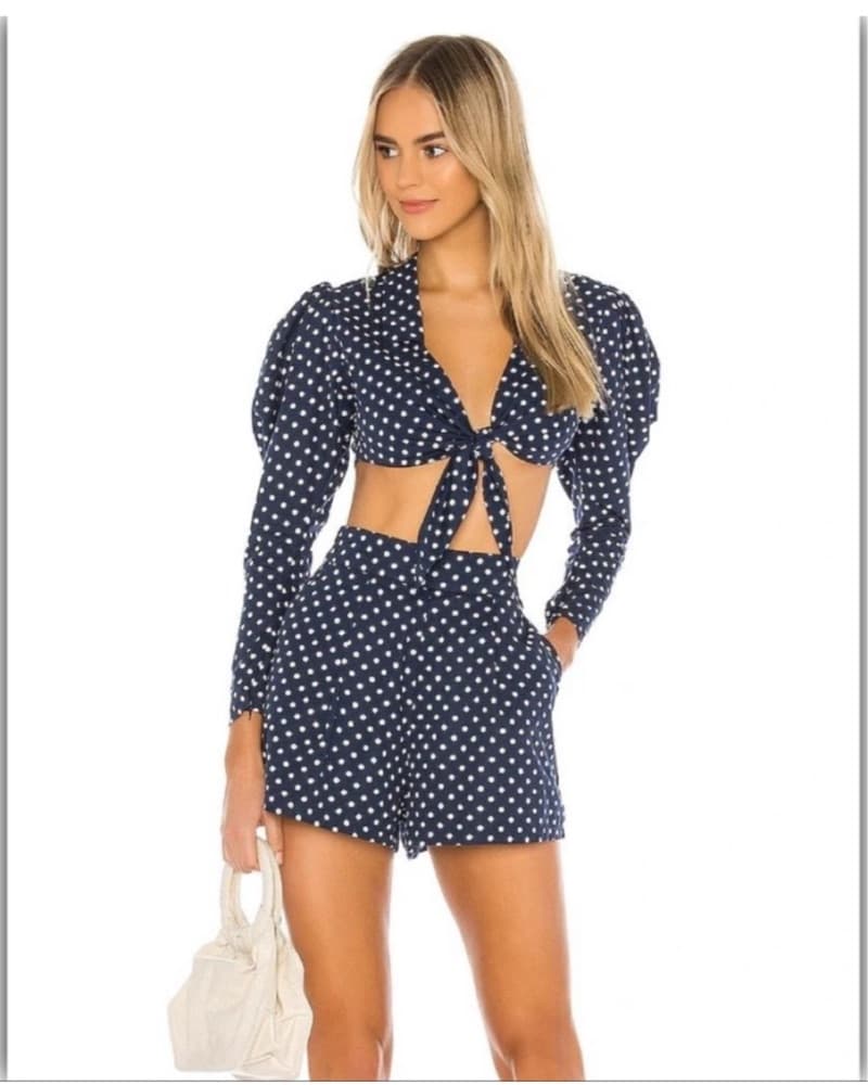 We Wore What Skort Polka Dot Set  - Image 2
