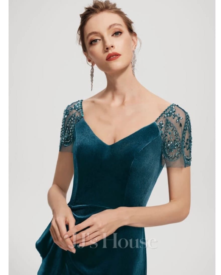 Gatsby Velvet Dress - Image 2