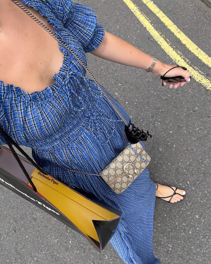 DOEN ISCHA DRESS IN CASSIE CHECK - Image 3