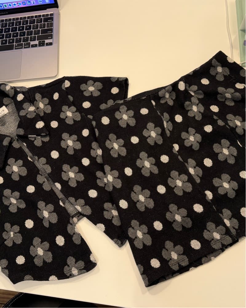 These Three Retro Floral Knit Set  - Image 4