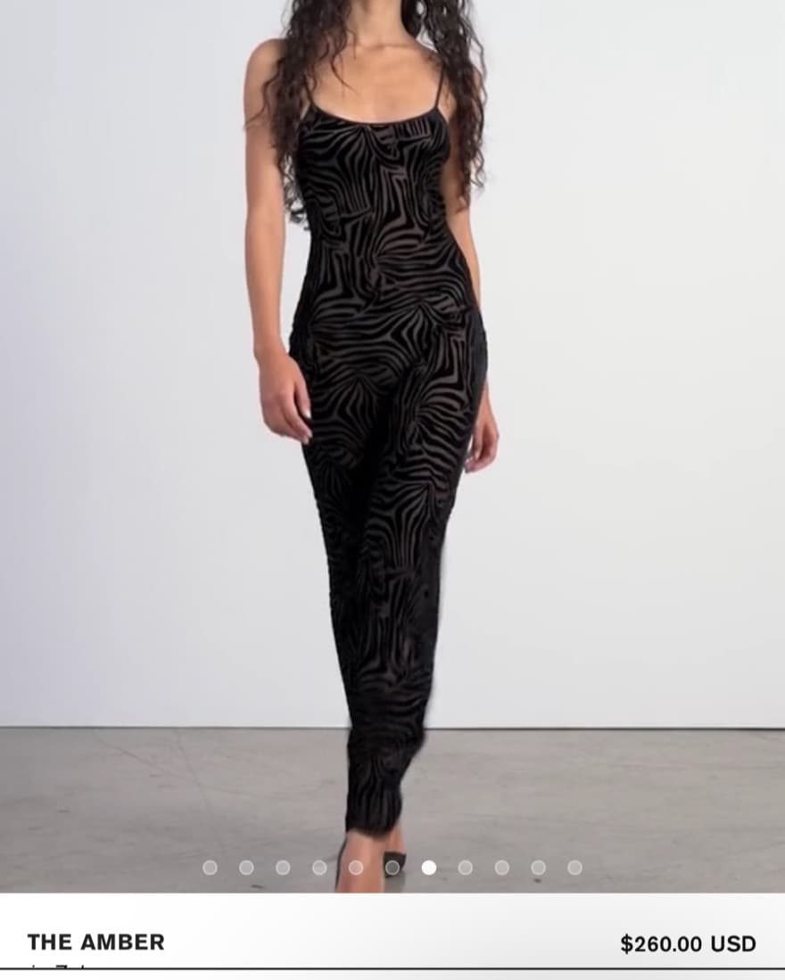 Black Zebra Amber Realisation Par Dress - Image 1