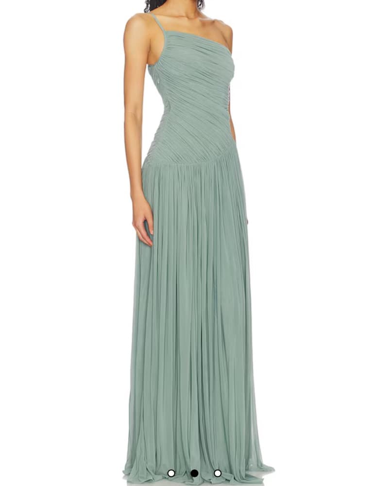 Ronny Kobo Monroe Dress in Sage SOLD OUT - Image 6