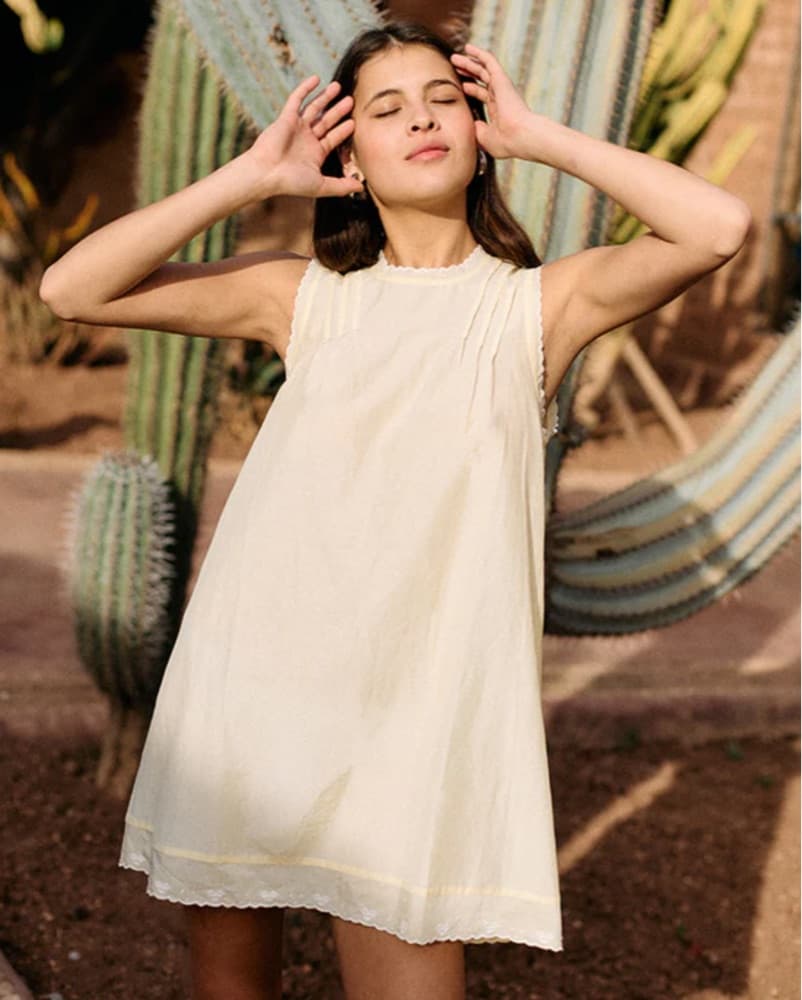 Ciao Lucia Ebba Butter Yellow Dress - Image 2