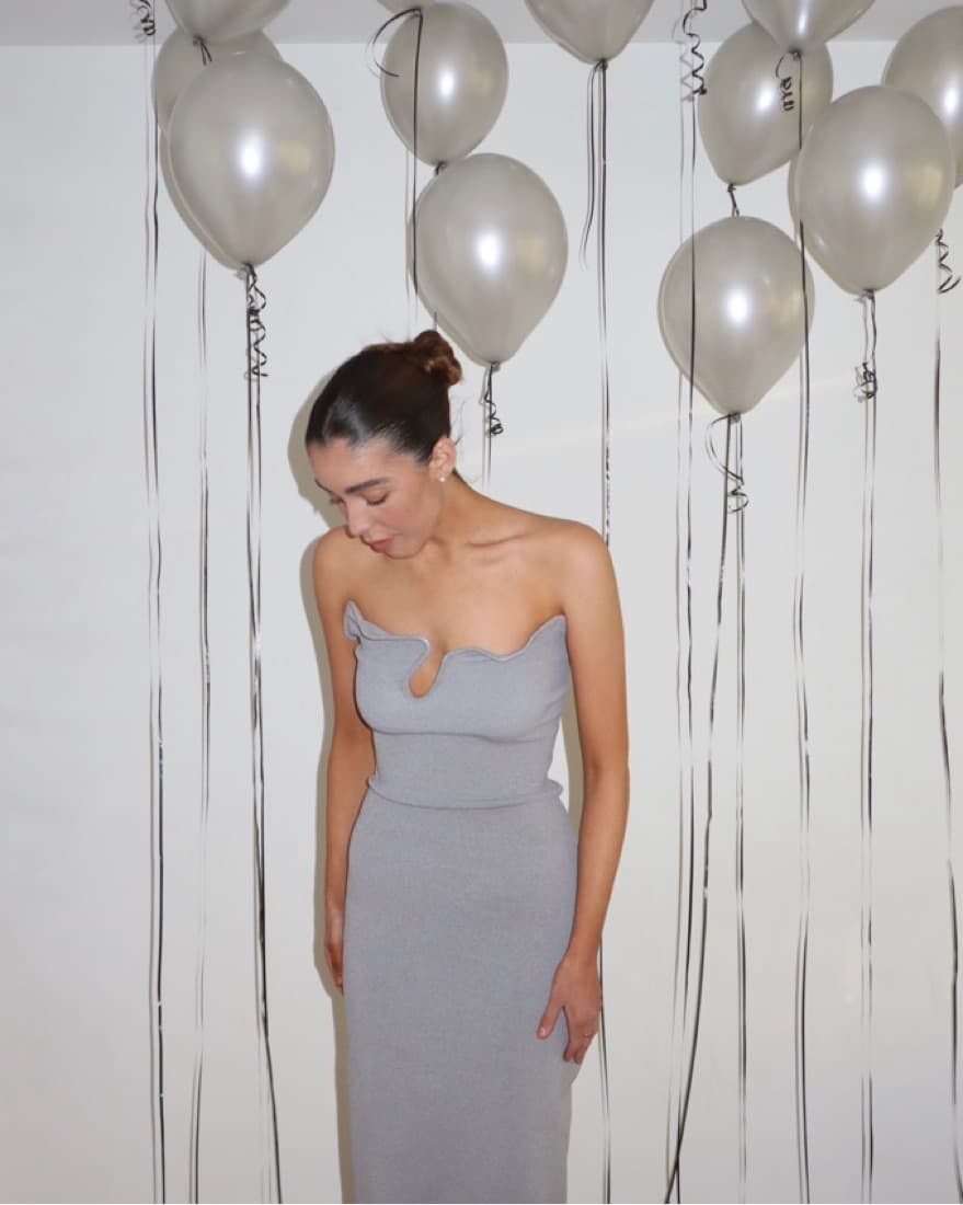 Christopher Esber Grey Dress - Image 2