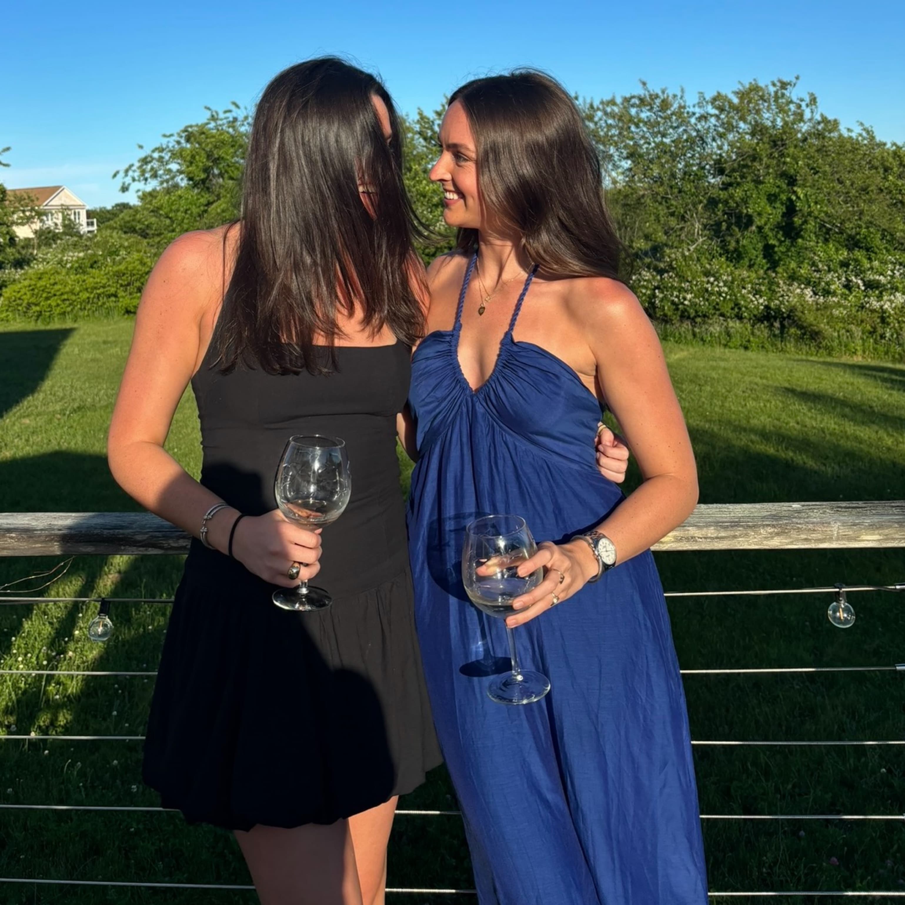 Blue Halter Maxi Dress Xirena - Image 3