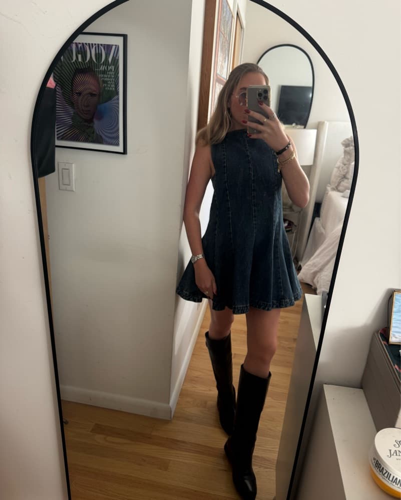 Khaite Jean Mini Dress - Image 3