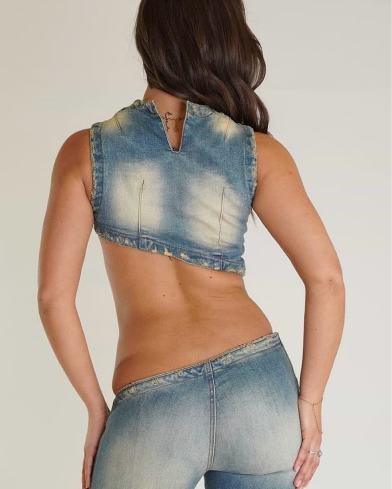 Revice Denim Two Piece Denim Set - Image 2