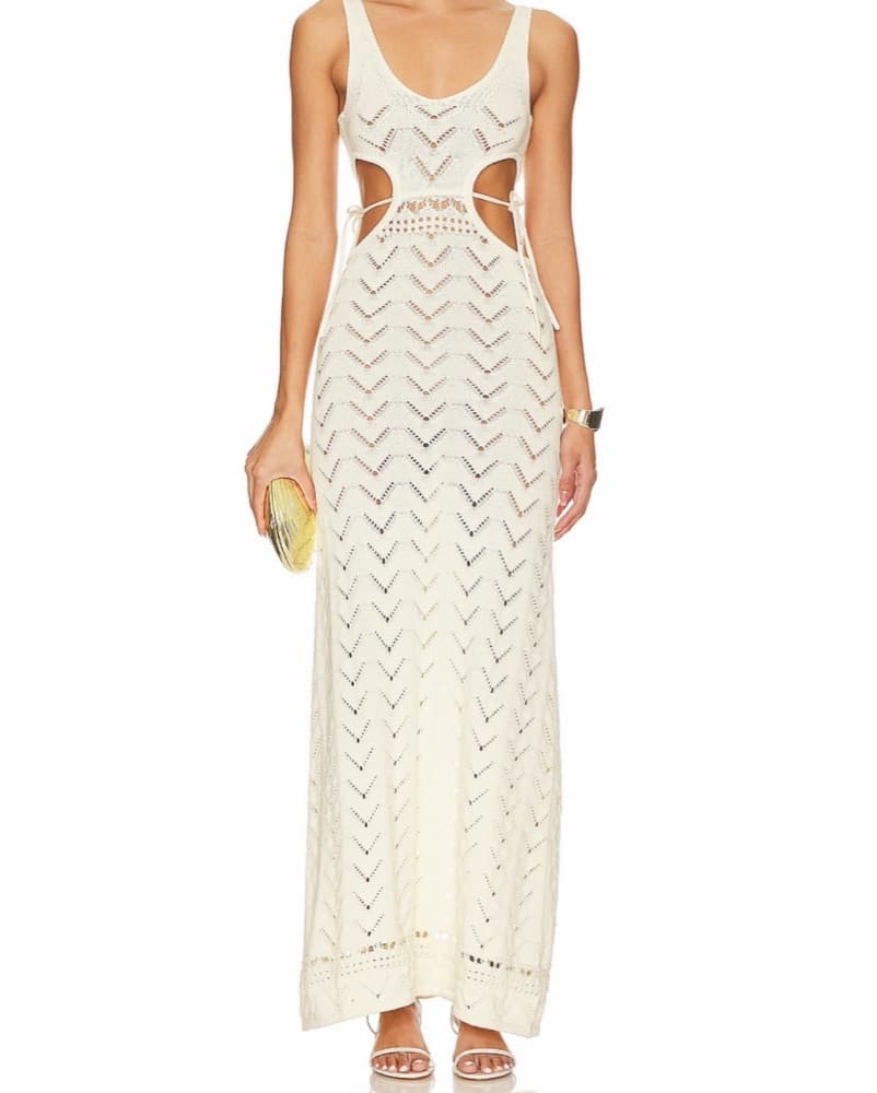 Andros Dress Ivory Tularosa - Image 1