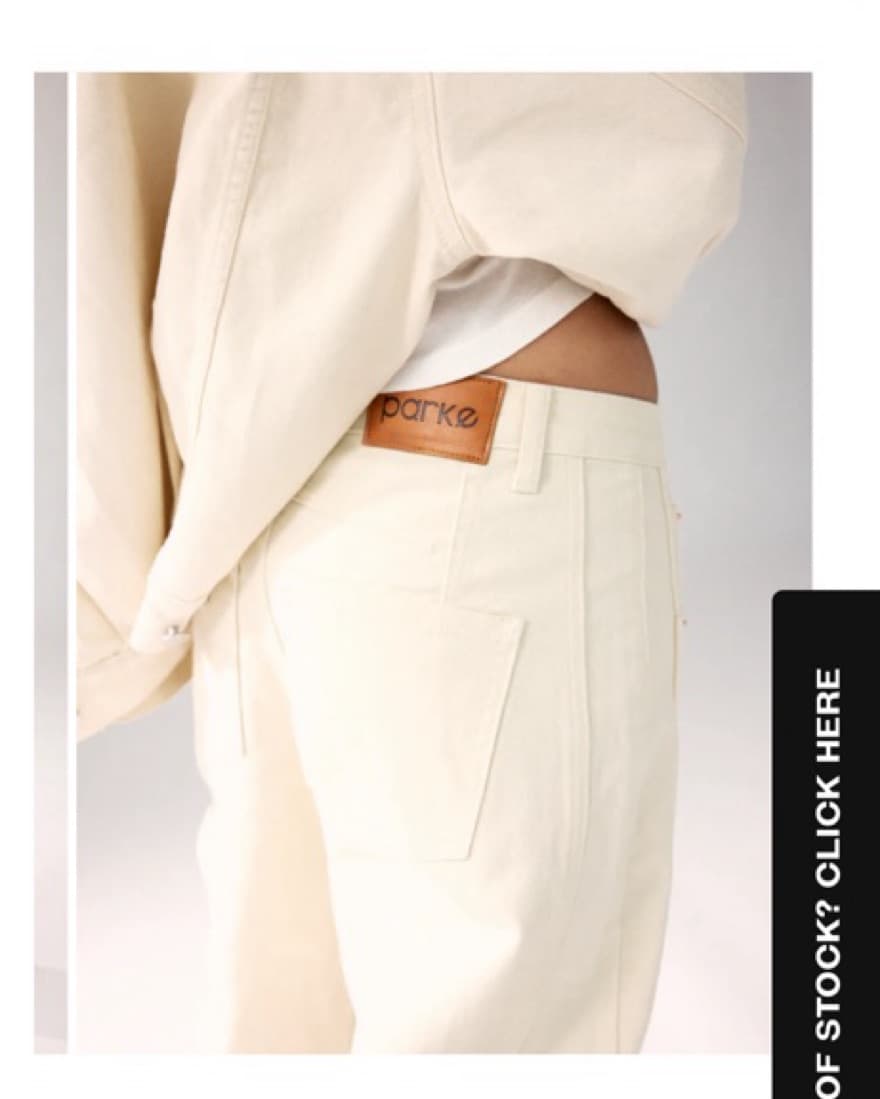 Parke Cream Horeshoe Jean Sold Out, 24 - Image 5