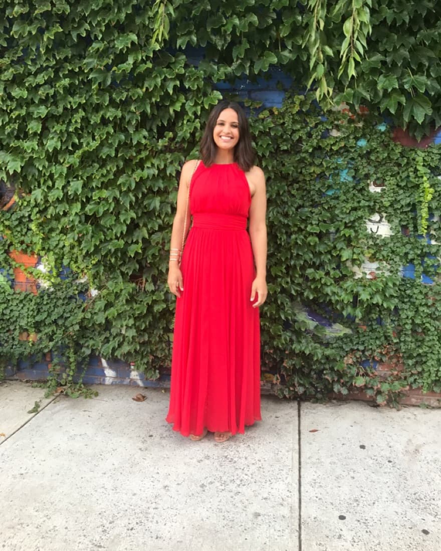 Badgley Mischka Red Dress - Image 3