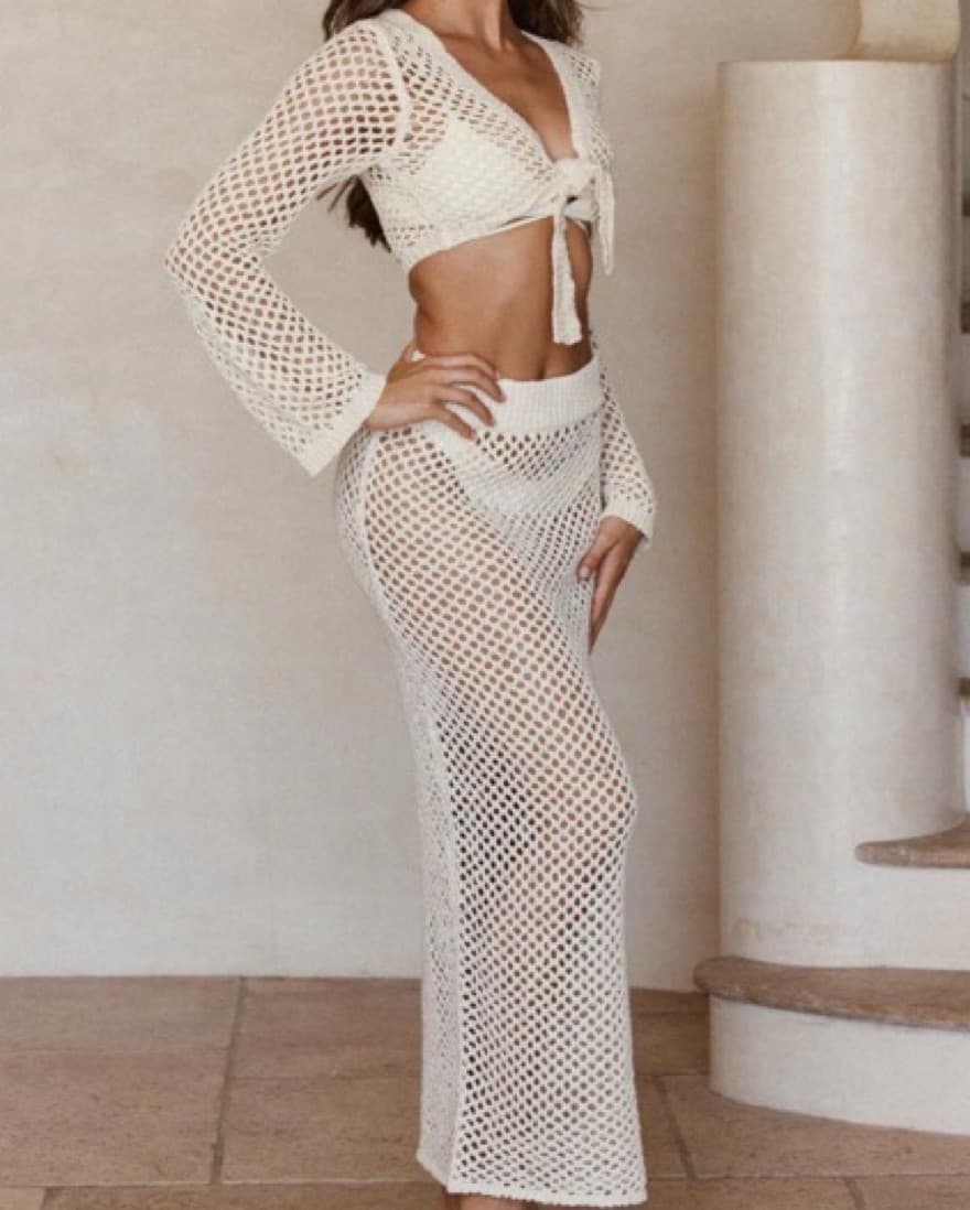 Monday Swimwear Crochet Top - Image 3
