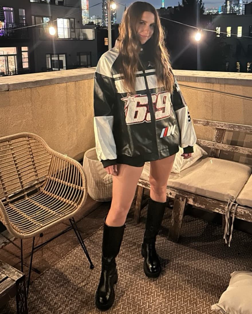 F1/Nascar Racing Moto Jacket - Image 2