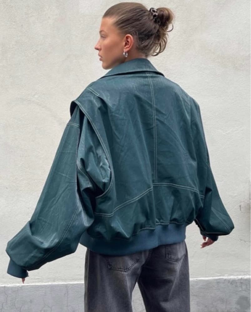 The Room Antwerp Teal Jacket - Image 2
