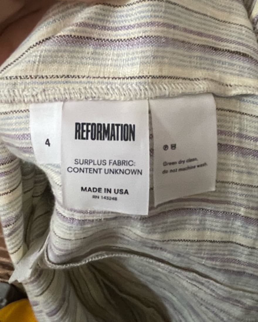 Reformation  Mini Linen Dress - Image 6
