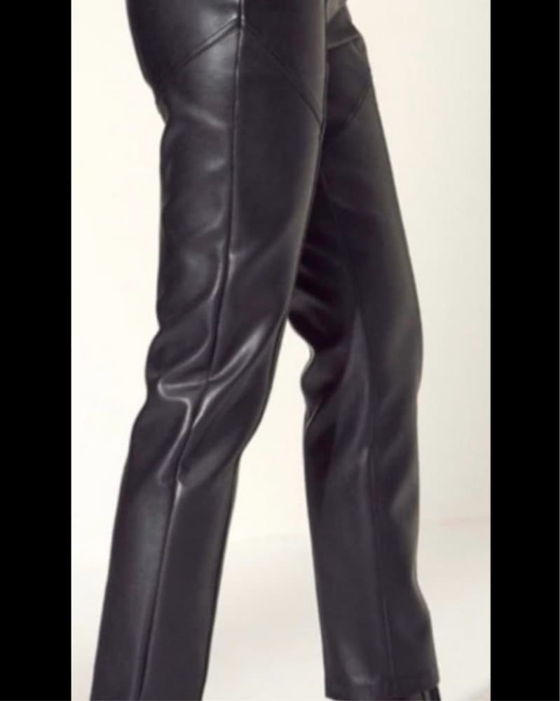 Aritzia Rebel Leather Pants - Image 3